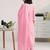 women ethnic motifs printed regular cotton blend kurta with trousers & with dupatta