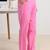 libas pink bandhani print straight suit set with dupatta