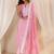 libas pink floral printed cotton straight suit set with dupatta