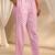 libas pink floral printed cotton straight suit set with dupatta