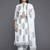 women floral printed regular kurta with trousers & with dupatta