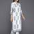 women floral printed regular kurta with trousers & with dupatta