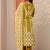 women printed regular kurta with trousers & with dupatta
