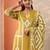 women printed regular kurta with trousers & with dupatta