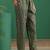 women floral printed regular thread work kurta with trousers & with dupatta