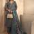 women ethnic motifs printed regular kurta with trousers & with dupatta