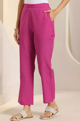 women ethnic motifs printed regular kurta with trousers & with dupatta