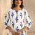 women floral printed regular kurta with trousers & with dupatta