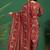 women floral printed regular thread work kurta with trousers & with dupatta