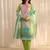 libas green multi printed straight suit set with dupatta