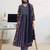 women floral printed panelled kurta with trousers & with dupatta