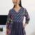 women floral printed panelled kurta with trousers & with dupatta