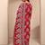 women floral printed regular thread work kurta with trousers & with dupatta