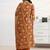 libas rust floral print a-line suit set with dupatta