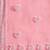 Pink pink & white leaves embroidered organza saree