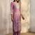 women ethnic motifs printed regular thread work kurta with trousers & with dupatta