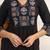 women ethnic motifs embroidered empire thread work kurta with palazzos & with dupatta