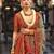 Grey floral woven design banarasi saree