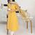 women striped regular thread work kurta with trousers & with dupatta