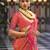 Pink ethnic motifs designer banarasi saree