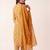 women ethnic motifs printed regular kurta with trousers & with dupatta