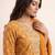 women ethnic motifs printed regular kurta with trousers & with dupatta