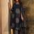 indigo blue bandhani printed cotton straight suit set