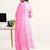 women floral printed regular kurta with trousers & with dupatta