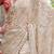 Cream floral  chiffon bagru saree