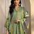 women floral printed regular kurta with palazzos & with dupatta