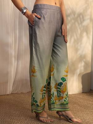 women floral printed regular kurta with palazzos & with dupatta 7
