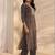 women ethnic motifs printed regular thread work kurta with trousers & with dupatta