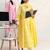 women floral printed regular cotton blend kurta with trousers & with dupatta
