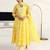 women floral printed regular cotton blend kurta with trousers & with dupatta