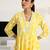 women floral printed regular cotton blend kurta with trousers & with dupatta