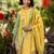 women floral printed regular kurta with trousers & with dupatta