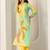 women floral printed regular kurta with trousers & with dupatta