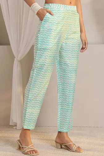 off white floral printed chanderi silk straight suit set with dupatta