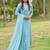 women ethnic motifs embroidered kurta with palazzo & dupatta