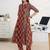 women ethnic motifs printed regular kurta with trousers & with dupatta