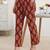 women ethnic motifs printed regular kurta with trousers & with dupatta