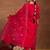 women floral embroidered regular kurta with trousers & with dupatta