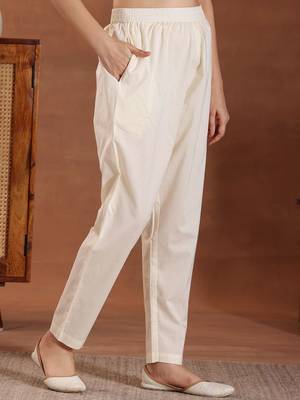 women floral embroidered kurta with trousers & dupatta 7