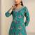women floral printed regular kurta with trousers & with dupatta