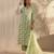 women floral printed regular kurta with trousers & with dupatta