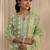 women floral printed regular kurta with trousers & with dupatta