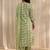 women floral printed regular kurta with trousers & with dupatta