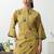 women ethnic motifs printed regular cotton blend kurta with trousers