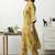 women ethnic motifs printed regular cotton blend kurta with trousers