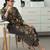 women floral printed regular cotton blend kurta with trousers